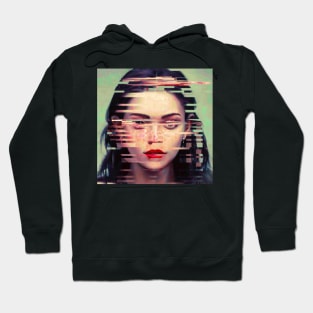 District - Glitch Art Portrait Hoodie